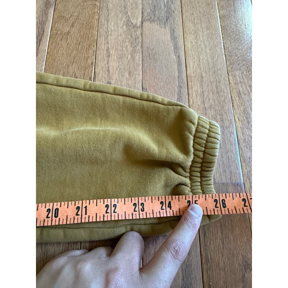 Girlfriend Collective | Mustard Brown Sweatpant Joggers Casual Loungewear- Sz S - Picture 10 of 10